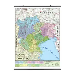 Carta Geografica Triveneto - Geografia e scienze naturali