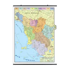 Carta Geografica Toscana - Geografia e scienze naturali