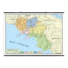Carta Geografica Campania - Geografia e scienze naturali