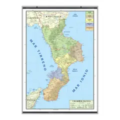 Carta Geografica Calabria - Geografia e scienze naturali