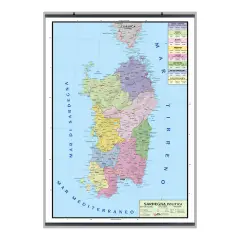 Carta Geografica Sardegna - Geografia e scienze naturali