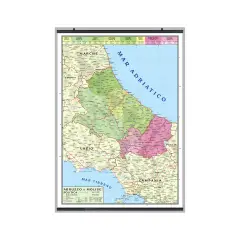 Carta Geografica Abruzzo E Molise - Geografia e scienze naturali
