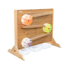 Pannello dei Travasi e Pista d'Acqua in Legno, Stazione Sperimentale Outdoor per Bambini - Sviluppo sensoriale