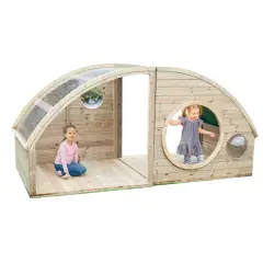 Casetta Casa del Sole, Nascondiglio in Legno per Scuole e Aree Gioco - Palestrine