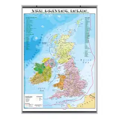 Carta Geografica Madrelingua Gran Bretagna - Geografia e scienze naturali