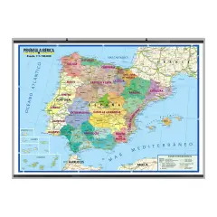 Carta Geografica Madrelingua Spagna - Geografia e scienze naturali