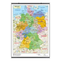 Carta Geografica Madrelingua Germania - Geografia e scienze naturali