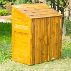 Armadietto in Legno da Esterni con Ante per Giochi e Accessori - Giardinaggio