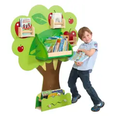Libreria Murale Albero delle Mele per Angolo Lettura Asili - Librerie e zone lettura