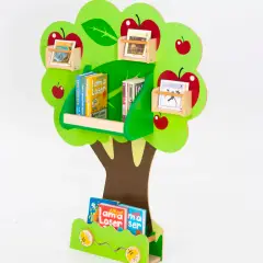 Libreria Murale Albero delle Mele per Angolo Lettura Asili - Librerie e zone lettura