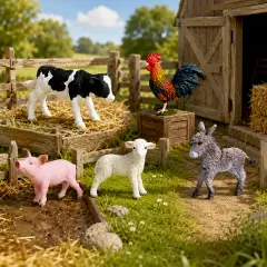 Cuccioli Animali Domestici Set 10 Pezzi - Animali