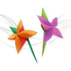 Carta Origami Duo - 100 fogli 15x15 cm - Colori Intensi - Carta e cartoncino