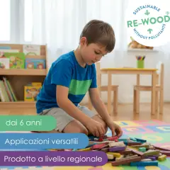 Regoli A Colori Montessoriani 100 Pezzi - Classificazione e matematica