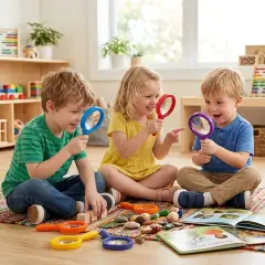 Lenti Didattiche Multieffetto per Bambini, Set 8 Lenti per Esplorazione Visiva - Laboratori