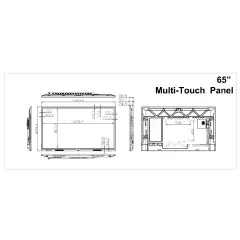 Monitor Interattivo Multitouch 8K Android 65 Pollici - Dispositivi audiovisivi
