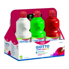 Tempera Pronta Extra Quality Giotto – Confezione 6 x 500 m - Tempere