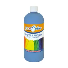 Tempera Giodicolor Con Cestello 6 Flaconi 1000ml - Tempere