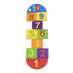 Gioco della Campana in EVA – Gioco Educativo e Sicuro per Bambini - Equilibrio e coordinamento