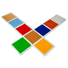 Grande Percorso Sensoriale – 12 Basi + 10 Piastrelle Tattili - Sviluppo sensoriale