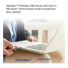 Pen Drive Verbatim 8 Gb Pin Stripe - Dispositivi audiovisivi