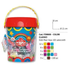 Dido' School Salciciotti Pasta Modellabile New - Paste per modellare