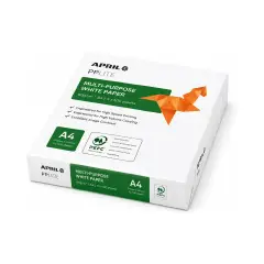 Risma Carta PP Lite 80gr 500 Fogli Formato A4, Carta Multiuso Bianca per Fotocopie e Stampanti - Carta e cartoncino