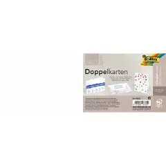 Cartoncini Augurali Doppi Bianchi – 25 Pezzi Cm 10x15 - Carta e cartoncino