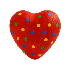Cuore in Polistirolo – 11 cm - Cellulosa Plastica Polistirolo