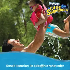 Pannolini Huggies Little Swimmers - Taglia 3-4 - 7-15 Kg - 12 Pezzi - pannolini e salviettine