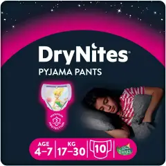 Mutandina Drynites 4-7A Boy 17-30 Kg 10 Pezzi - pannolini e salviettine