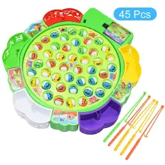 Gioco Pesca 45 Pesci A Batteria - Giochi di società