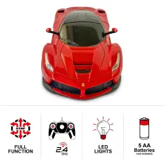 Ferrari Laferrari con Radiocomando  2.4 GHz scala 1:24 - radiocomandi