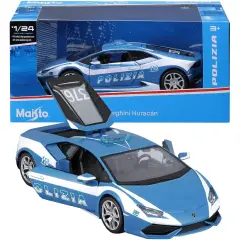 Auto Diecast 1:24 Lamborghini Huracan Polizia - diecast