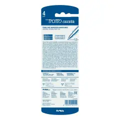 Penna Tratto Cancellik 4Pezzi - penne pennarelli ufficio