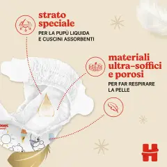 Pannolini Huggies Extra Care - Taglia 2 - 3-6 Kg - 24 Pezzi - pannolini e salviettine