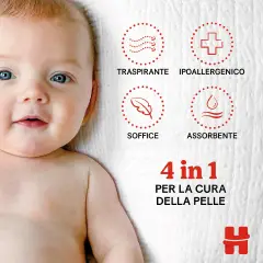 Pannolini Huggies Extra Care - Taglia 2 - 3-6 Kg - 24 Pezzi - pannolini e salviettine