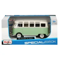 Auto 1:24 Wolkswagen Van Samba - diecast