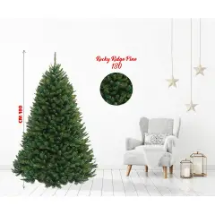 Albero di Natale Rocky Ridge 180 cm – Verde, Folto e Realistico - alberi