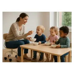 Sgabello per Educatori Scuola dell’Infanzia - Tavoli pappa e sedioloni