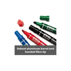 Marcatore Permanente con Punta Scalpello Pentel Marker N60 Nero - Pennarelli