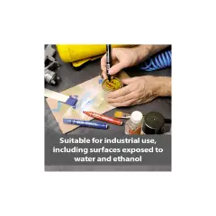 Marcatore Permanente con Punta Scalpello Pentel Marker N60 Nero - Pennarelli