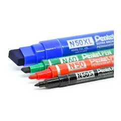 Marcatore Permanente con Punta Scalpello Pentel Marker N60 Verde - Pennarelli