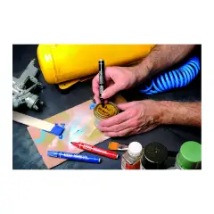 Marcatore Permanente con Punta Scalpello Pentel Marker N60 Verde - Pennarelli