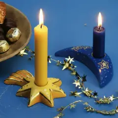 Stampo per Colata – Bugia Luna 12,5 cm in Plastica Antiaderente - Paste per modellare