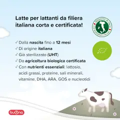 BB Milk 0-12 Mesi Bio Latte Liquido 500 ml – Latte Biologico per Neonati - latti artificiali