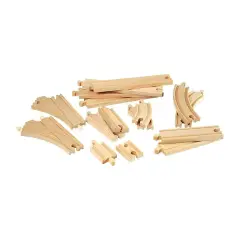 Binari Trenino in Legno Brio • Pacchetto Espansione Intermedio - Costruzioni in legno