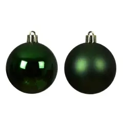 Decoris Set 4 Palline Natale Verde Pino Ø10 cm - addobbi albero