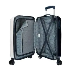 Trolley Cabina Mickey Magic Disney 55cm Bianco ABS 4 Ruote - regalo e gadget valigeria