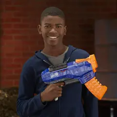 NERF N-Strike Elite Rukkus ICS-8 Blaster con Caricatore 8 Dardi - armi soldatini