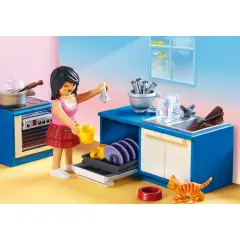 Playmobil 70206 Cucina con Elettrodomestici e Accessori, da 4 Anni - playmobil
